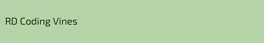 RD Coding Vines